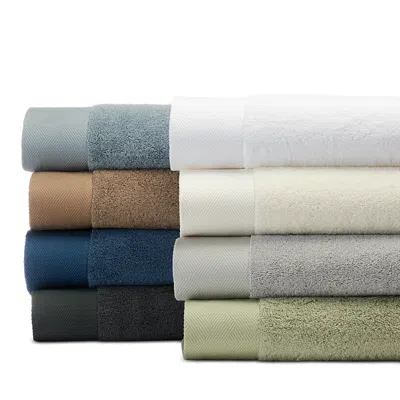 Frette Diamond Bordo Washcloth - Exclusive In White