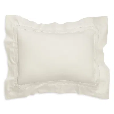 Frette Doppio Ajour Boudoir Sham In Milk
