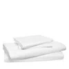 Frette Essentials Doppio Ajour 4 Piece Queen Sheet Set In White