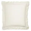 Frette Essentials Doppio Ajour Euro Sham In White