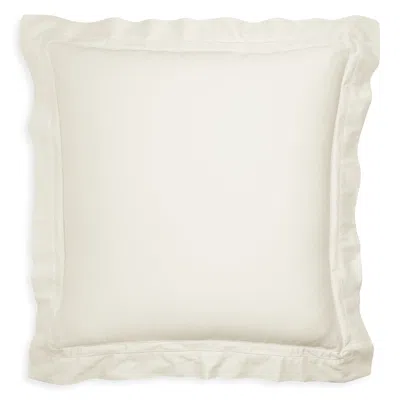 Frette Essentials Doppio Ajour Euro Sham In White