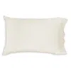 Frette Essentials Doppio Ajour Standard Pillowcase In Milk