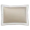 Frette Flying King Sham - Exclusive In Sand/white