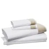 Frette Flying Sateen Sheet Set, California King In White/sand
