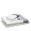 Frette Flying Sateen Sheet Set, King - Exclusive In Milk/light Azure