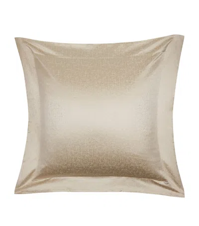 Frette Glowing Weave Cushion Cover In Black