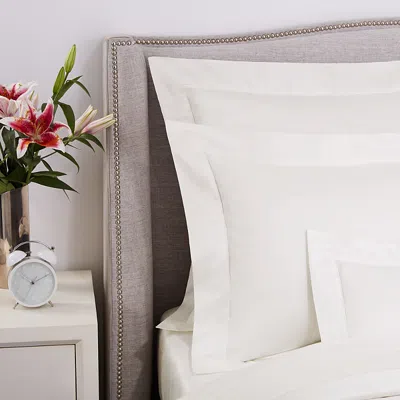 Frette Grace King Pillowcase, Pair In Milk