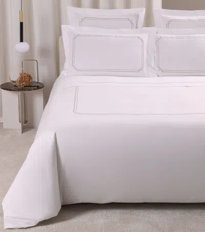 Frette Layering Embroidery Duvet Cover In White