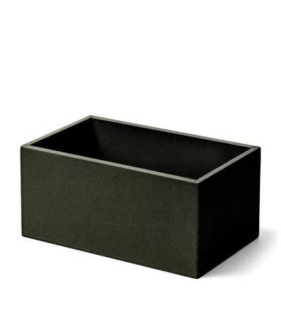 Frette Leather Otello Towel Holder In Green