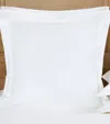 Frette Leisure Sateen Square Cushion Cover In Ivory
