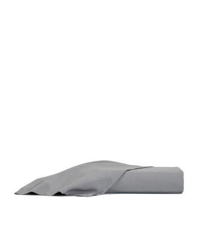 Frette Leisure Twill King Duvet Cover In Gray