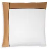 Frette Linear Euro Sham, Pair In Brown