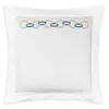Frette Links Embroidery Cotton Euro Sham In Beige