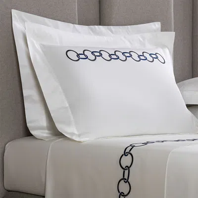 Frette Links Embroidery Cotton Standard Sham