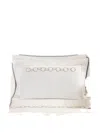 Frette Links Embroidery Duvet Set In White
