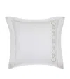 Frette Links Square Pillowcase In Beige