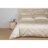 Frette Lux Glowing Weave Duvet Cover, King In Savage Beige