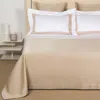 Frette Lux Herringbone Coverlet, King In Savage Beige