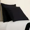 Frette Lux Passepartout Decorative Pillow, 20 X 20 In Black