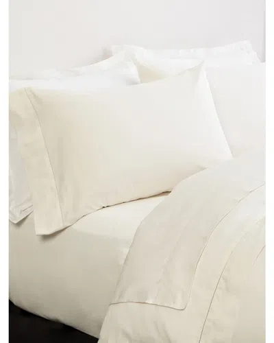 Frette Lux Percale Ivory Duvet Cover In Nocolor