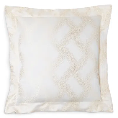 Frette Luxury Bright Dots Jacquard Euro Sham - Exclusive In Brown