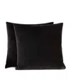 Frette Luxury Velvet Cushion Cover In Grey