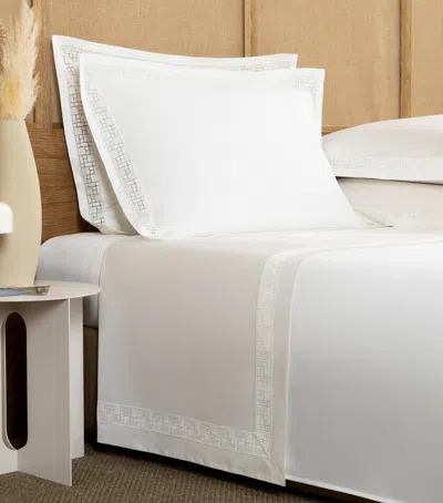 Frette Maze Lace Super King Sheet Set In Ivory