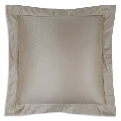 Frette Oblique Cotton & Silk Blend Jacquard Euro Sham In Brown