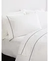 FRETTE FRETTE ONE BOURDON GREY LINE DUVET COVER