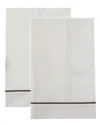 Frette One Bourdon Grey Line Pillowcase Set