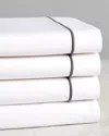 Frette One Bourdon Grey Line Sheet Set