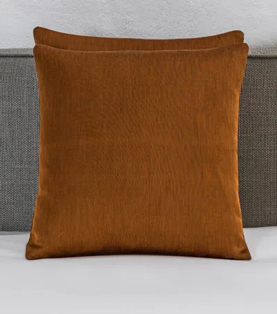 Frette Passepartout Decorative Cushion In Brown