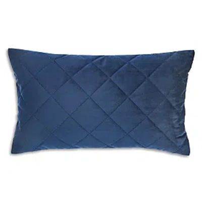 Frette Quilted Velvet Boudoir Sham - 100% Exclusive In Blue