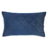 Frette Quilted Velvet Boudoir Sham - Exclusive In Blue