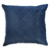 Frette Quilted Velvet Decorative Cushion, 20 X 20 - Exclusive In Blue