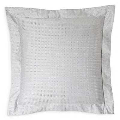 Frette Rationnel Euro Sham - 100% Exclusive In Grey Cliff/navy Blue