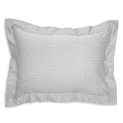 Frette Rationnel King Sham - 100% Exclusive In Grey Cliff/navy Blue