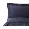 Frette Rays Sham, King In Tidal Blue/slate Grey