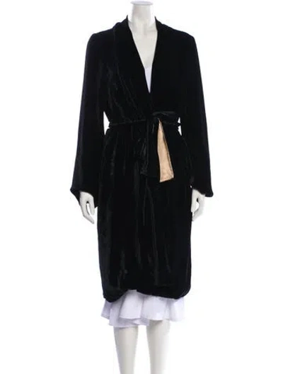 Pre-owned Frette Robe In Black