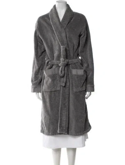Pre-owned Frette Robe In Gray