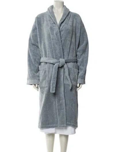 Pre-owned Frette Robe W/ Tags In Blue