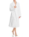 Frette Shawl Collar Bathrobe With Piping In White