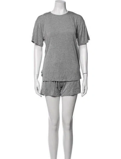 Pre-owned Frette Short Set In Grey