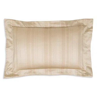 Frette Short Weaving Cotton Jacquard King Sham In Brown