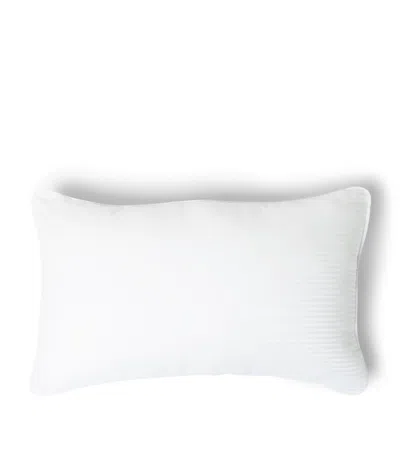 Frette Simple Nuvola Guanciale Firm Pillow In White