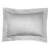 Frette Single Ajour Standard Sham In Gray Cliff