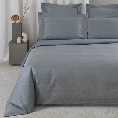 Frette Stardust Jacquard Duvet Cover, Queen In Gray