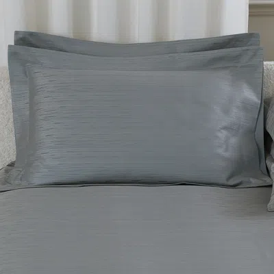 Frette Stardust Jacquard King Sham In Gray