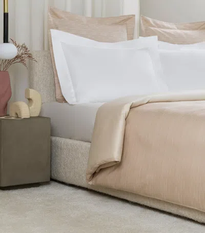 Frette Stardust Jacquard Queen Duvet Cover In Pink