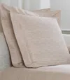 Frette Stardust Jacquard Square Pillowcase In Brown